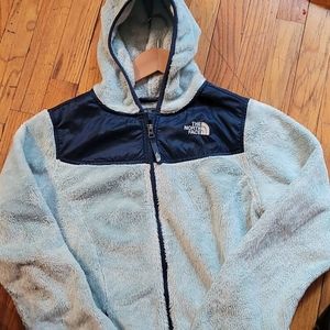 Girls XL Blue The North Face full zip hoodie